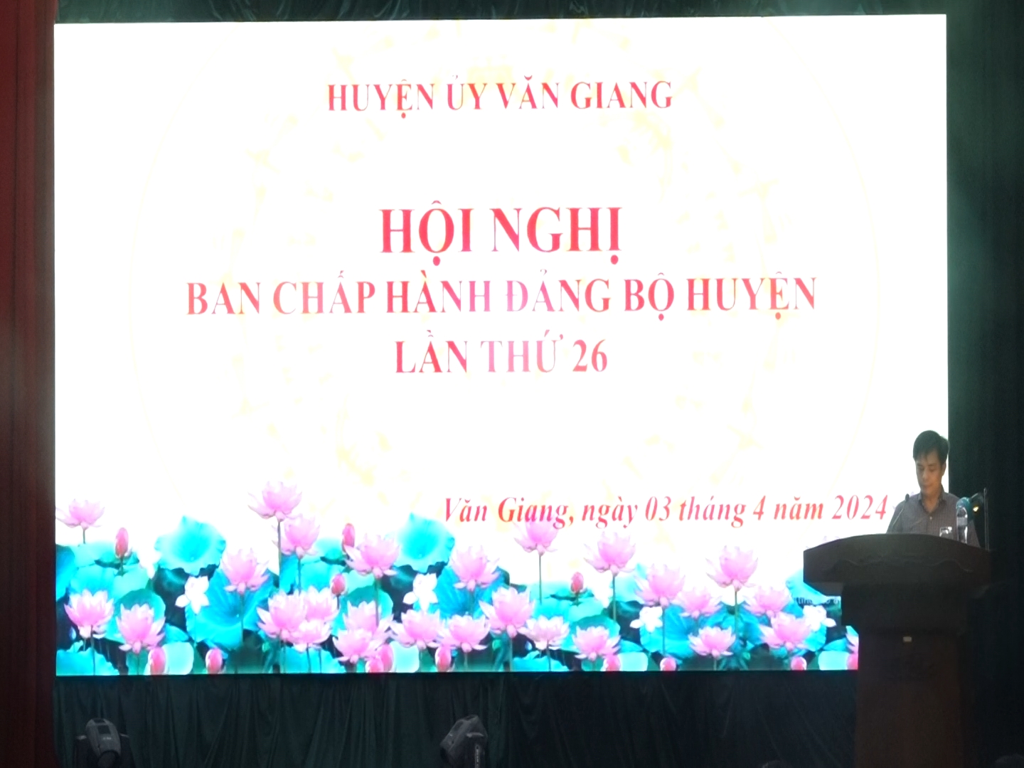   Huyện ủy Văn Giang tổ chức Hội nghị Ban chấp hành Đảng bộ huyện lần thứ 26