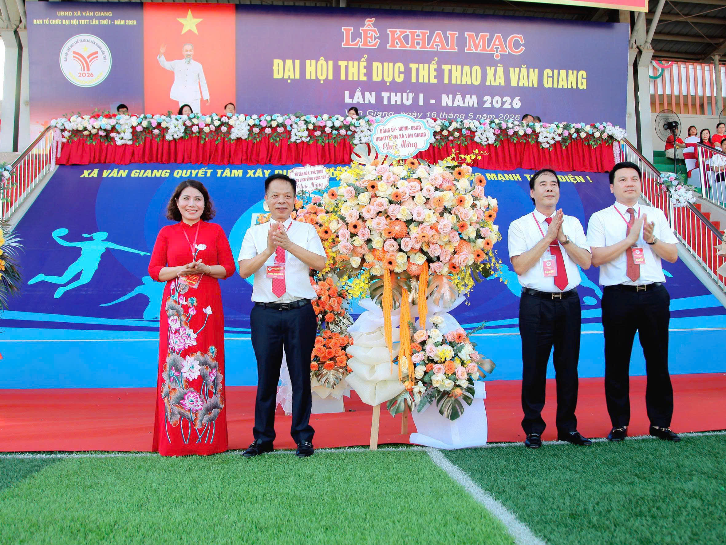 Khai mạc Đại hội TDTT xã Văn Giang lần thứ I năm 2026