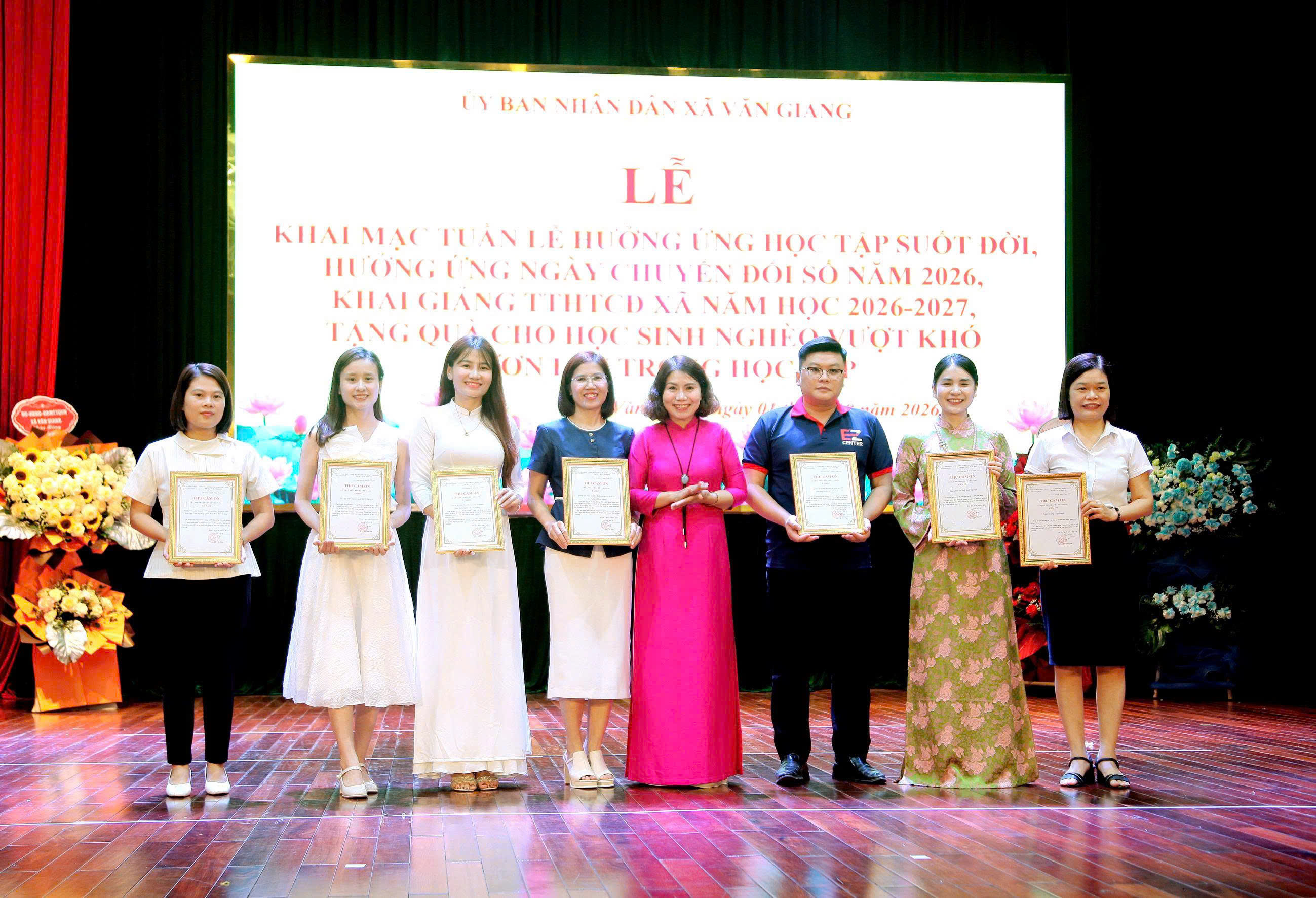 Xã Văn Giang khai mạc Tuần lễ hưởng ứng học tập suốt đời năm 2026