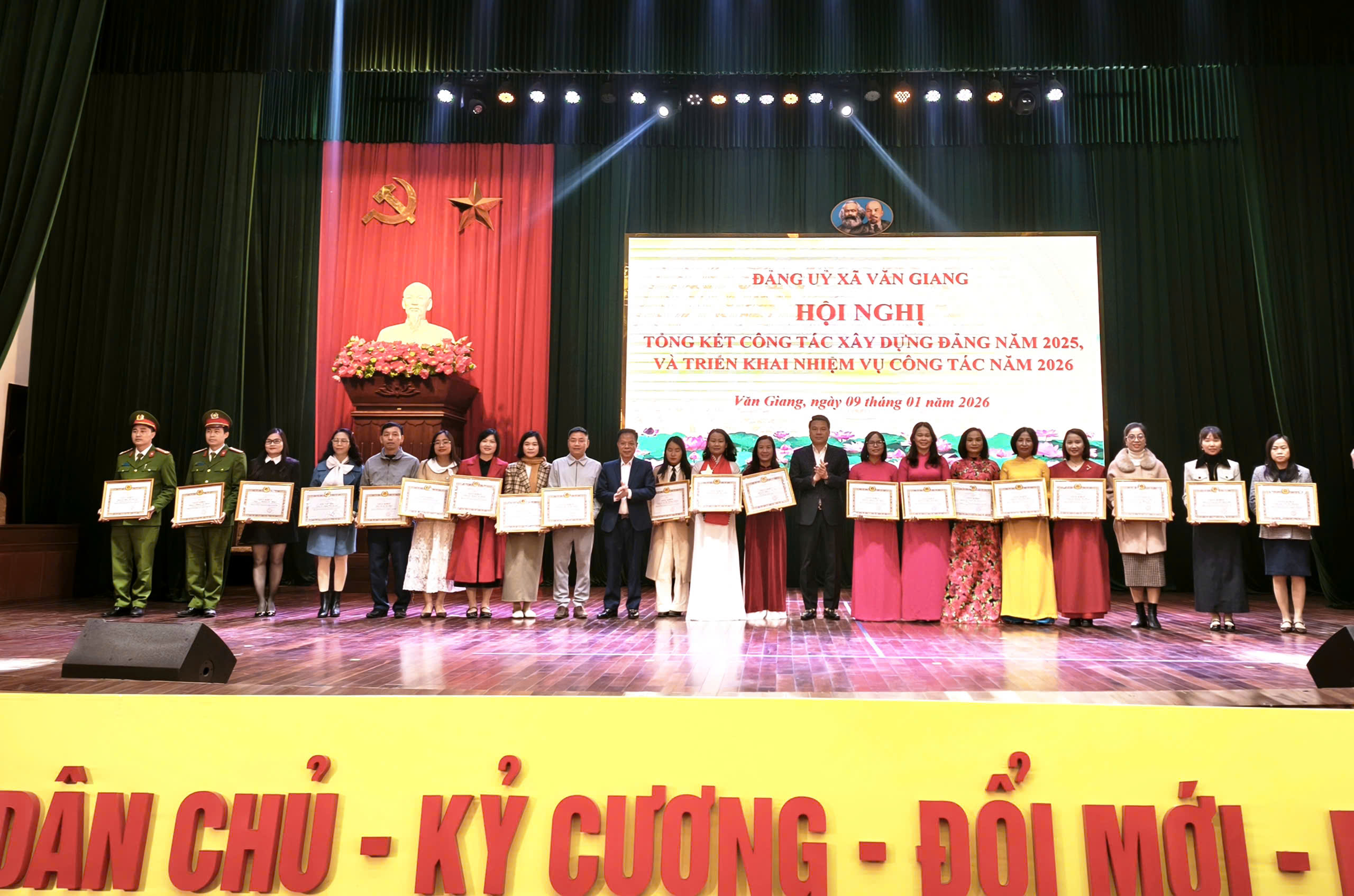 Xã Văn Giang Triển khai công tác xây dựng Đảng năm 2026