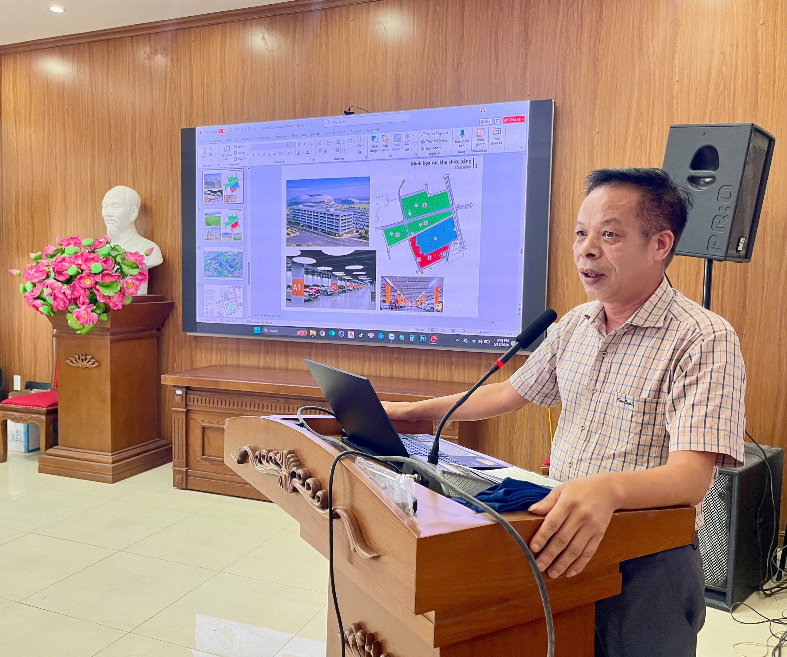 Xã Văn Giang tổ chức hội nghị lấy ý kiến điều chỉnh cục bộ quy hoạch Phân khu E1 tỷ lệ 1/2000 và điều chỉnh quy hoạch chi tiết Dự án PVF tỷ lệ 1/500