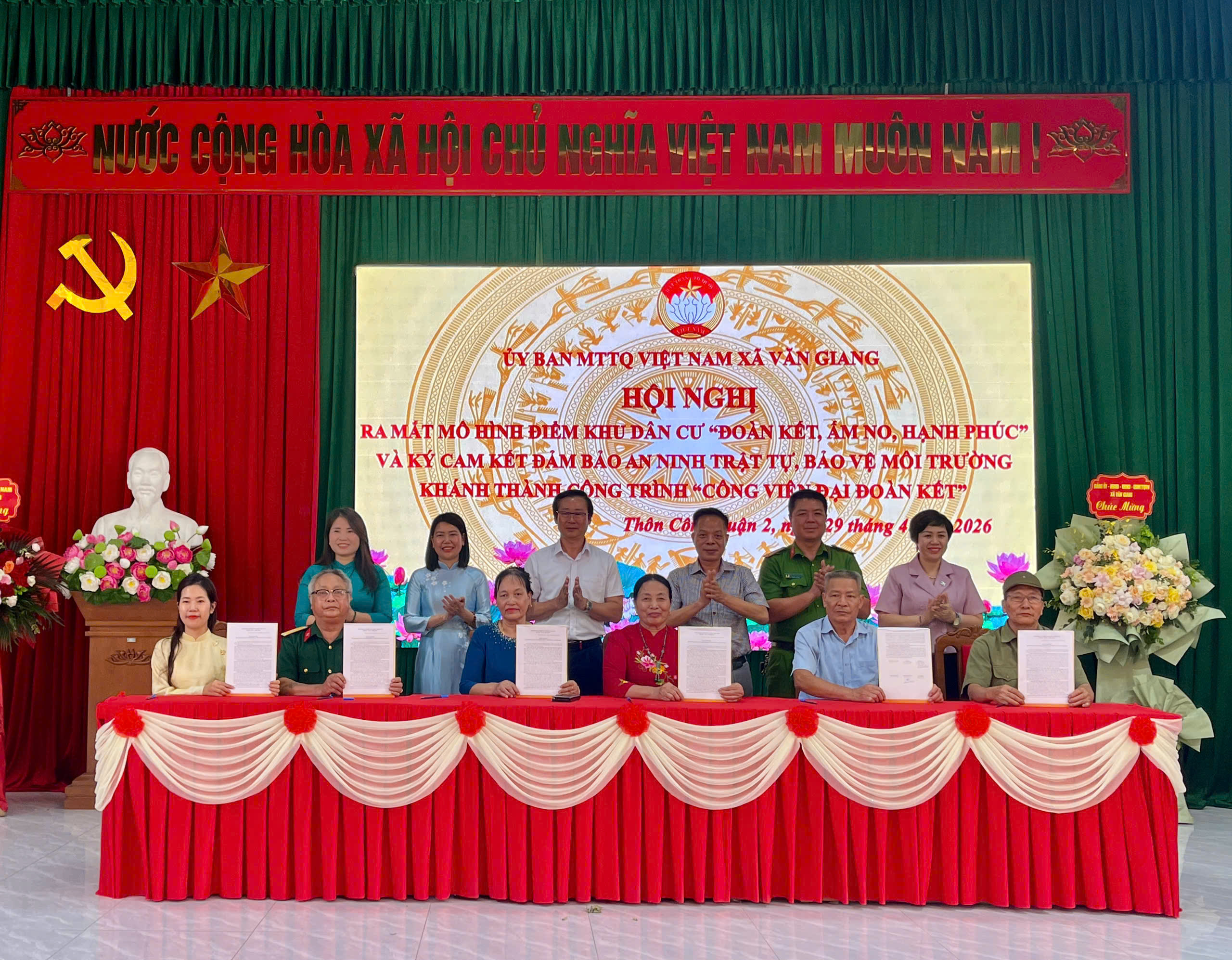 Ra mắt Khu dân cư “Đoàn kết, ấm no, hạnh phúc  tại thôn Công Luận 2